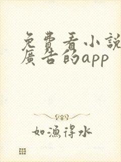 免费看小说没有广告的app