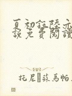 夏初钰陆亦燃小说免费阅读最新章节