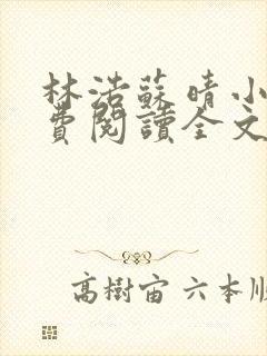 林浩苏晴小说免费阅读全文最新章节