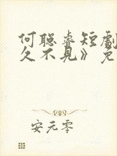 何聪睿短剧《好久不见》免费观看