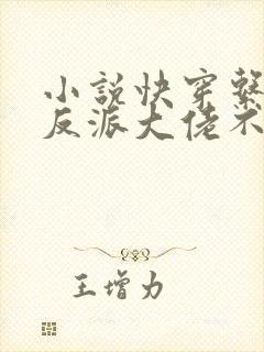 小说快穿系统:反派大佬不好惹