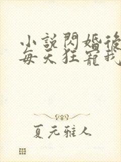 小说闪婚后大叔每天狂宠我免费阅读