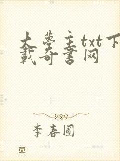 大梦主txt下载奇书网