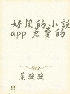 好用的小说阅读app 免费的