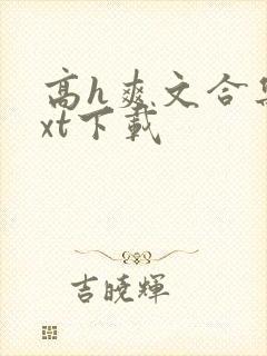 高h爽文合集txt下载