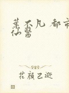 叶不凡 都市古仙医