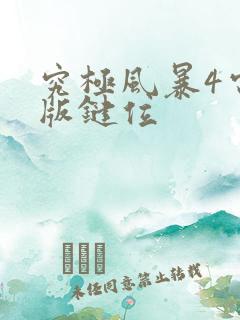 究极风暴4电脑版键位