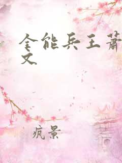 全能兵王萧晨全文