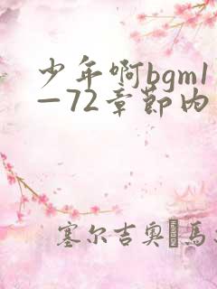 少年啊bgm1—72章节内容txt