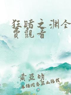 狂赌之渊全集免费观看