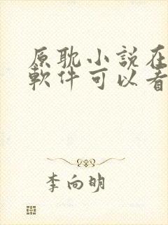 原耽小说在哪个软件可以看