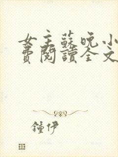 女主苏晚小说免费阅读全文