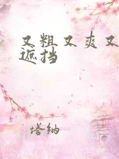 又粗又爽又色无遮挡