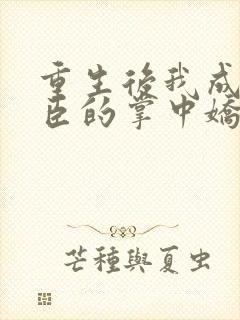 重生后我成了权臣的掌中娇免费阅读