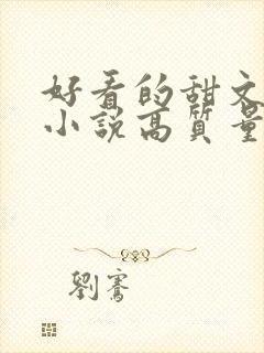 好看的甜文言情小说高质量文笔好