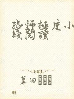 恐怖极度小说在线阅读