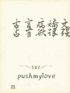 古言病娇文男主占有欲很强