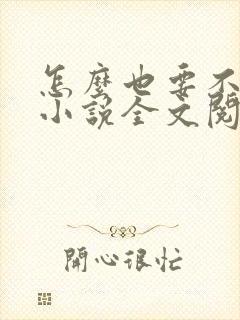 怎么也要不够她小说全文阅读