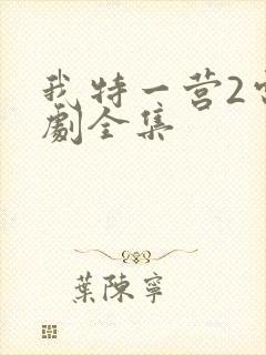 我特一营2电视剧全集