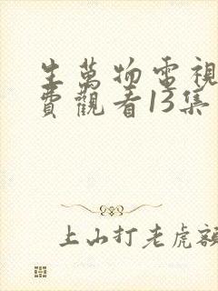 生万物电视剧免费观看13集