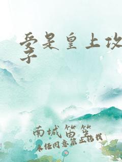 受是皇上攻是臣子