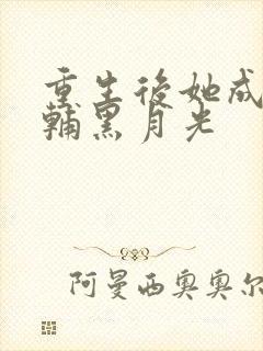 重生后她成了首辅黑月光