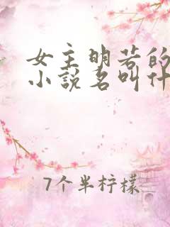 女主明若的穿越小说名叫什么