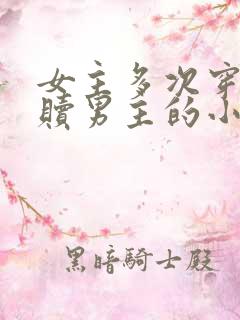 女主多次穿越救赎男主的小说