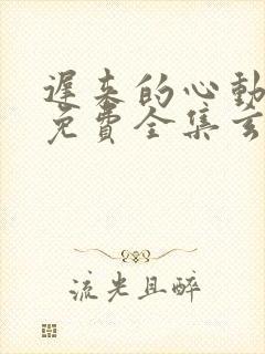 迟来的心动短剧免费全集玄天影视