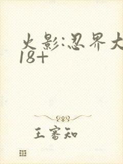 火影:忍界大战18+