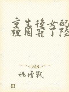 重生后女配的我被团宠了陆莺晗