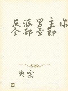 反派男主你好坏全部章节