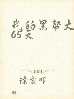 我的黑帮大佬365天