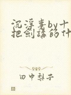 沉浮事by十三把剑讲的什么