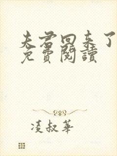 夫君回来了宛娘免费阅读