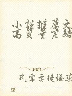 小说推荐文笔好高质量完结古言