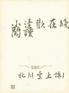 小清欢在线免费阅读