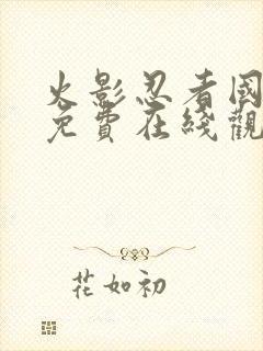 火影忍者国语版免费在线观看