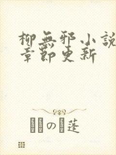 柳无邪小说最新章节更新