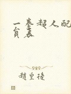 一拳超人配音演员表