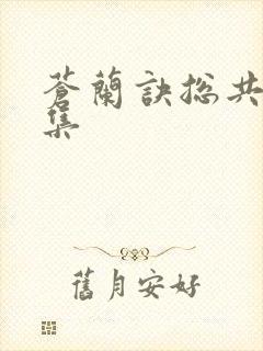 苍兰诀总共多少集