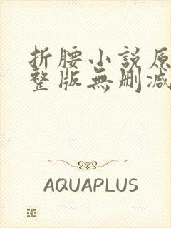 折腰小说原著完整版无删减