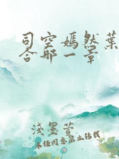 司空嫣然叶凡结合哪一章