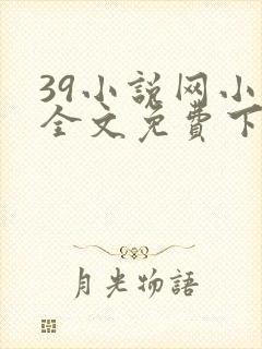 39小说网小说全文免费下载