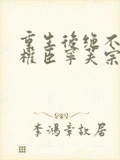 重生后绝不嫁给权臣宁芙宗肆小说阅读