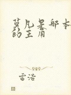 莫凡是哪本小说的主角