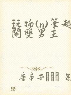 玩物(n)笔趣阁双男主