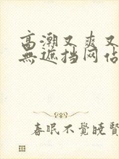 高潮又爽又黄又无遮挡网站