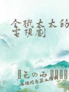 全职太太的逆袭电视剧