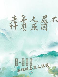 老年人尿不尽是什么原因